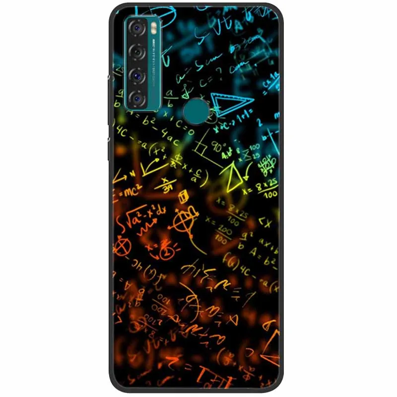 phone dry bag For TCL 20 SE Case Shockproof Soft Silicone Marble Phone Cover for TCL 20 SE Case 20se TPU Funda Painted Cartoon 6.82 inch Capa best waterproof phone pouch Cases & Covers