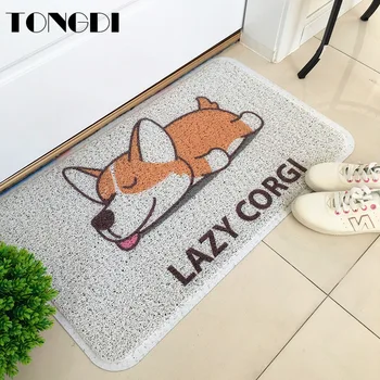 

TONGDI Children Cartoon Lovely Kawaii Puppy Carpet Eco-friendly Anti-skid Mat Rug Eazy Clean Decor For Parlour Vestibule Kitchen