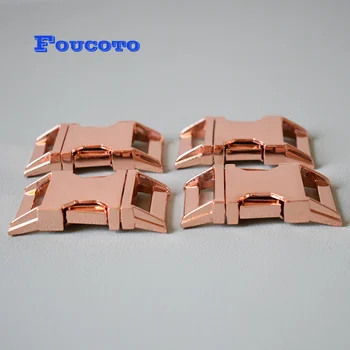 

100pcs/lot Metal hardware release buckle 25mm webbing for paracord dog collar clip clasp buckle snap hook DIY sewing accessories