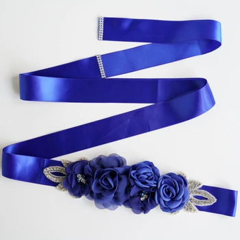 

Bridal Wedding Accessories Simulation Rose Pearl Elegant Female Belt Jewelry Flower Dress Nail Beaded Female Belt