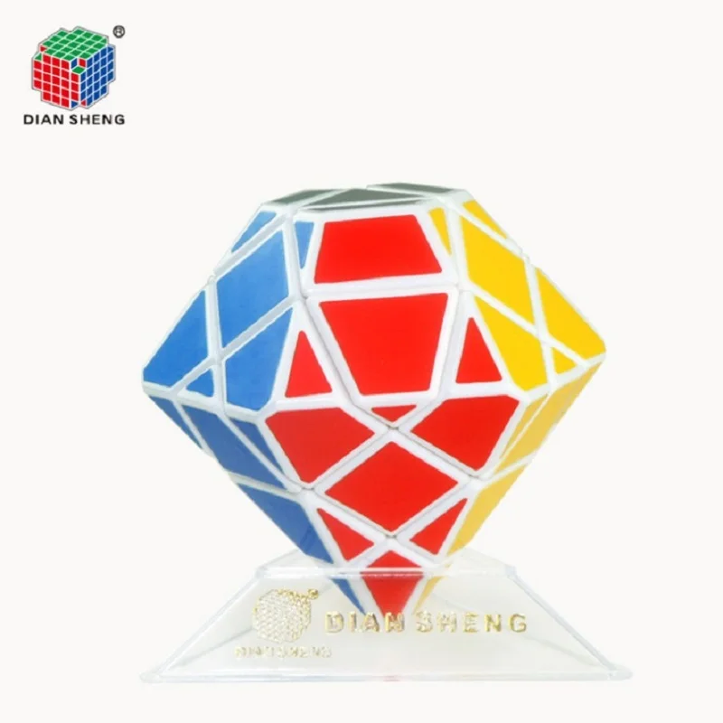 Diansheng 3x3x3 Ось форма кубик алмаз шестиугольная дипирамида камень diansheng магический
