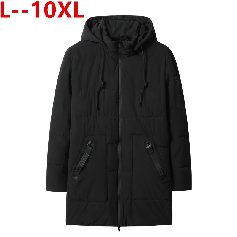 Большие размеры 10XL 8XL 6XL 5XL 4XL мужская зимняя куртка брендовая одежда плотная