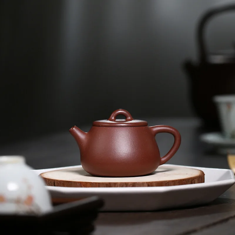 

Yixing Zisha teapot famous artisan small wide ladle 120cc Kung Fu teapot a generation of foam teapot promotion