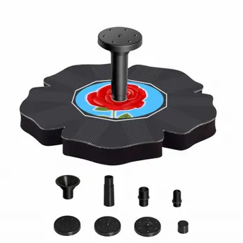 

Mini Solar Powered Fountain Garden Pool Pond Solar Panel Floating Fountain Garden Decoration Fountain Set