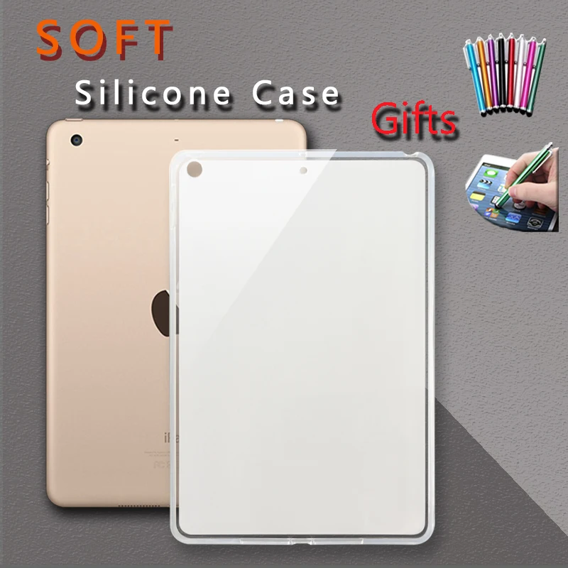 Силиконовые Чехлы для iPad Pro 9 7 10 5 11 2018 2019 2 Mini 4 модель A1538 A1673 A1674 Ультратонкий чехол
