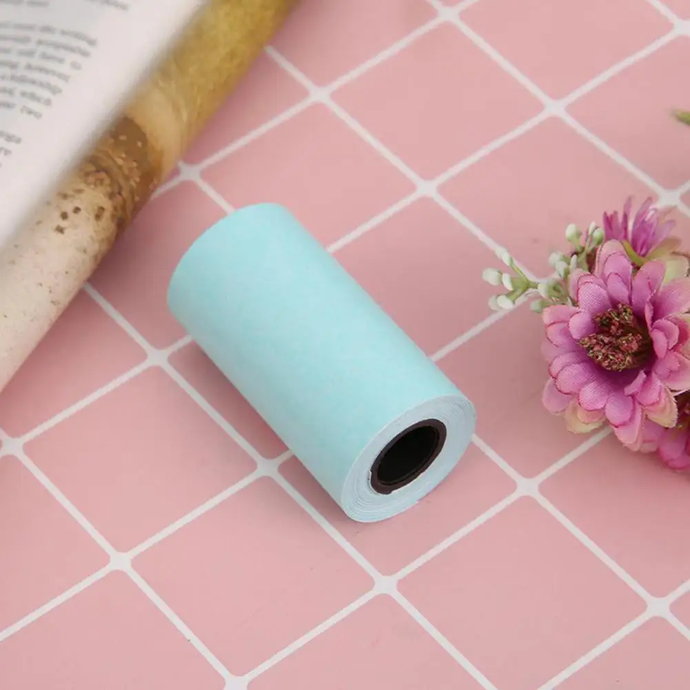 Convenient Sticker Paper Printing Paper Clear Image Household Self-Adhesive Solid Color Thermal Printing Paper