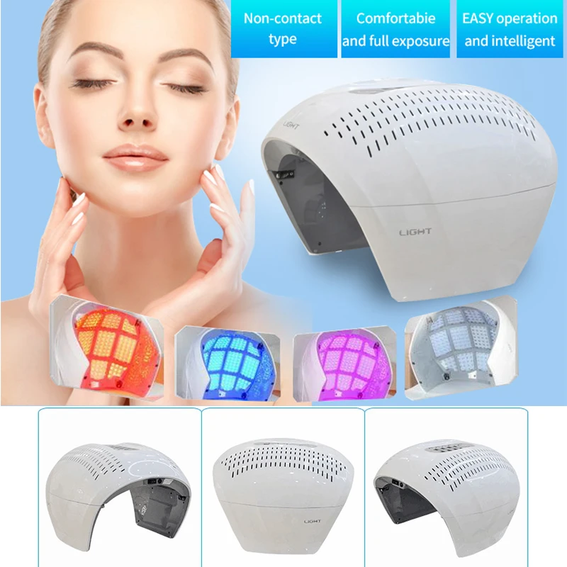 Portable 7 Colors LED Light Therapy Lamp Facial Skin Care Beauty