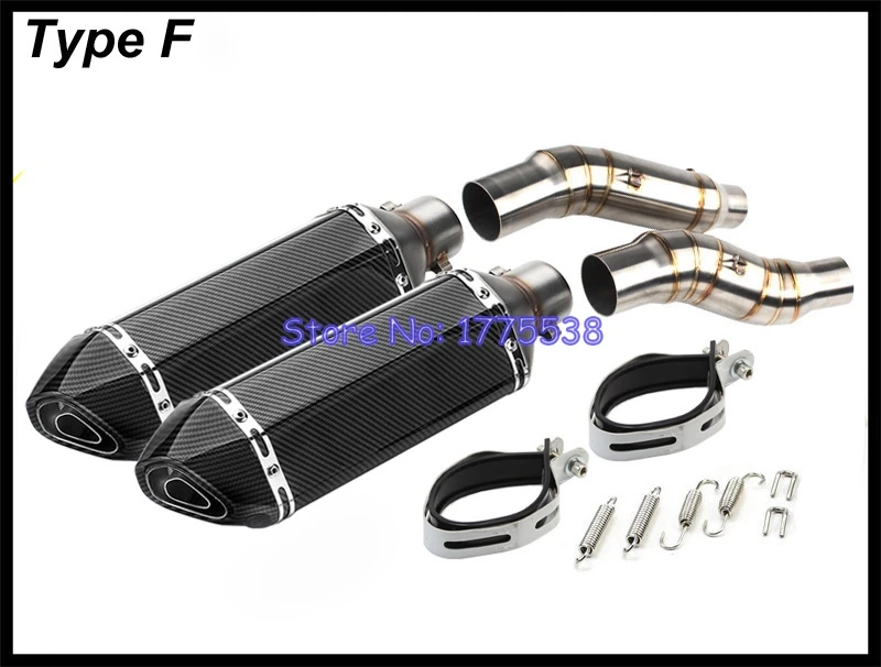 Motorcycle Exhaust Muffler Link Pipe for Kawasaki Z1000 Z1000SX NINJA 1000 2010-2020 Muffler Exhaust Silencer Mid Pipe DB Killer - Image 5