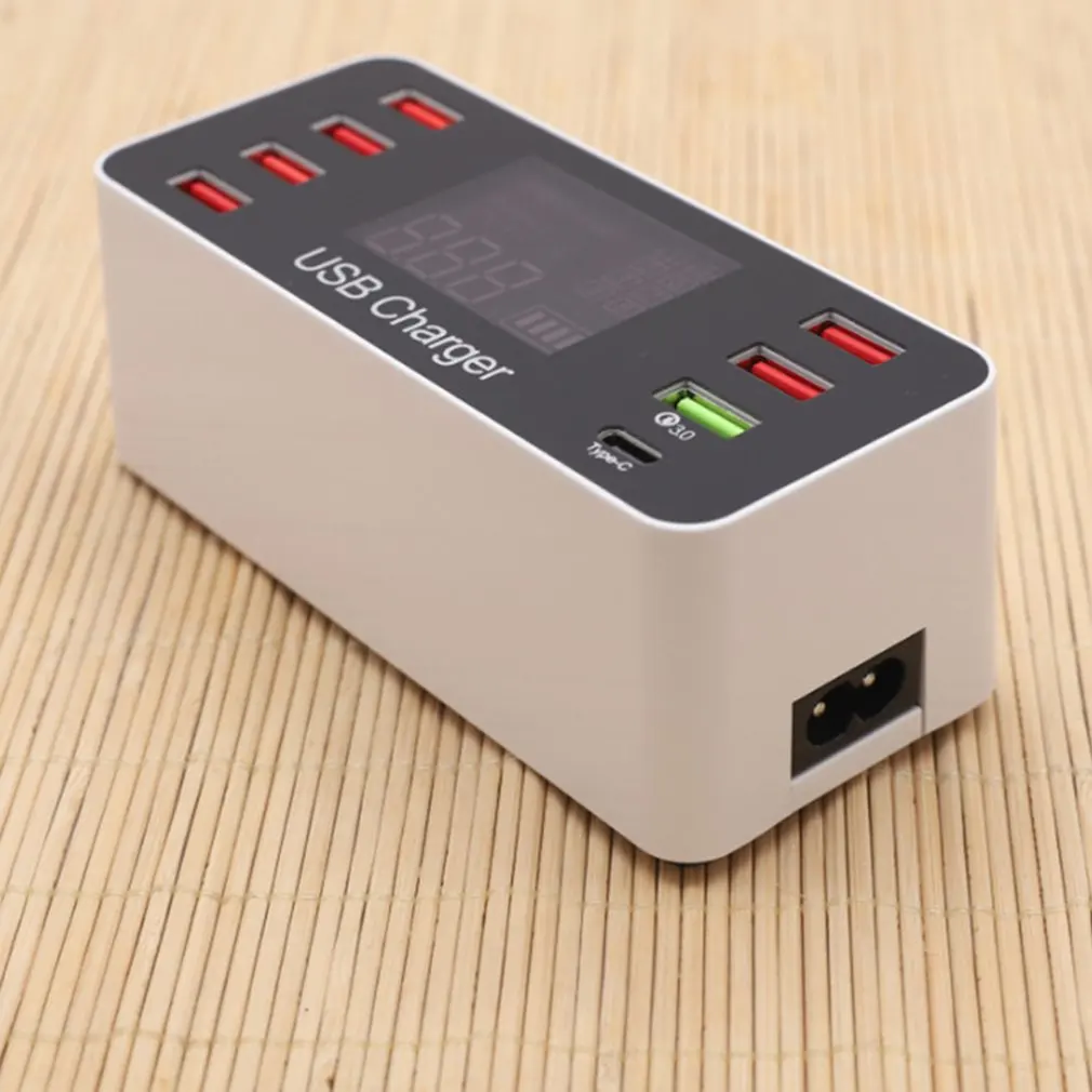 8 портов мульти быстрое USB зарядное устройство Быстрая зарядка 3,0 несколько USB зарядная станция для телефона универсальное usb-хаб зарядное устройство QC 3,0