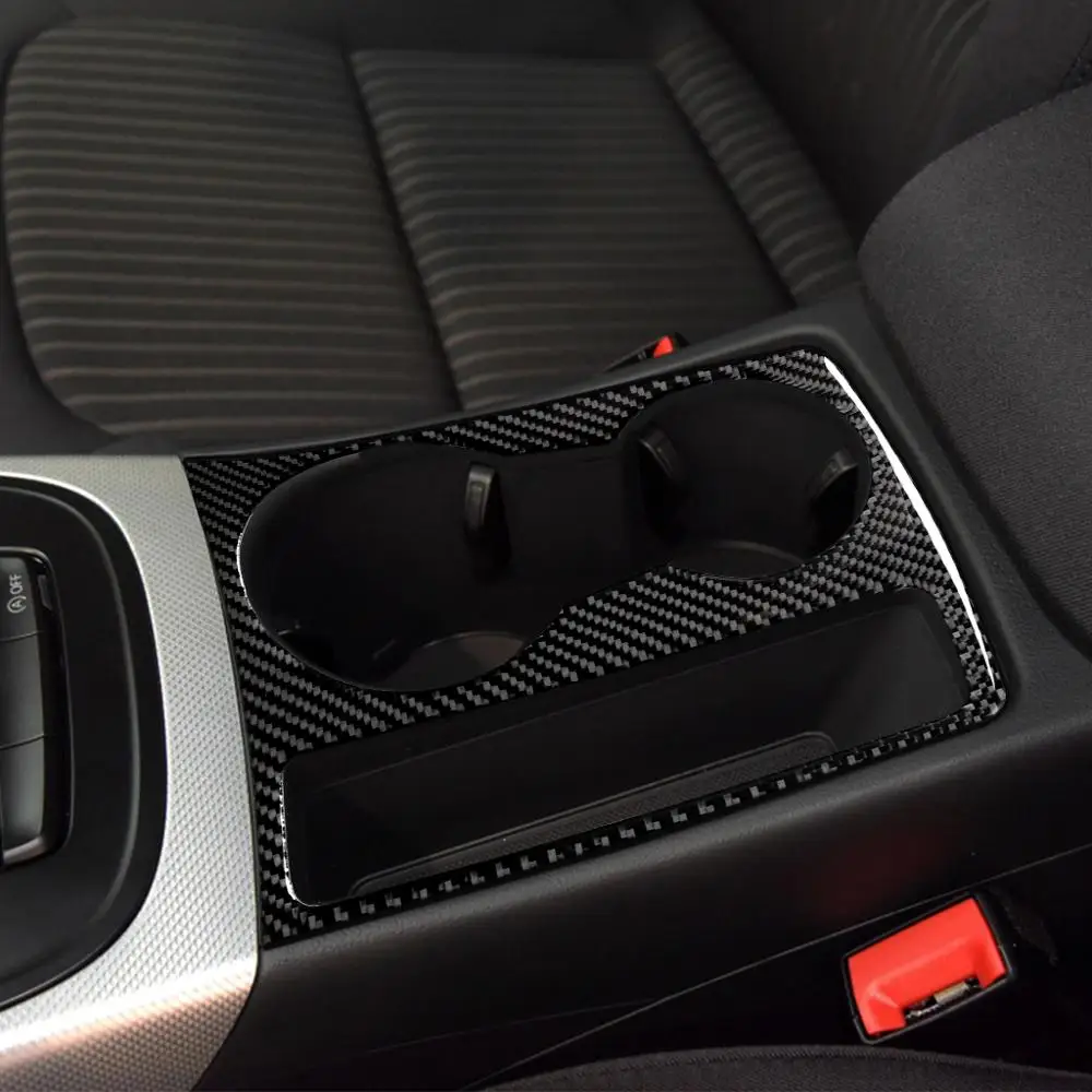 Для audi A5 A4 2009- углеродное волокно отделка подстаканник декоративная рамка наклейка