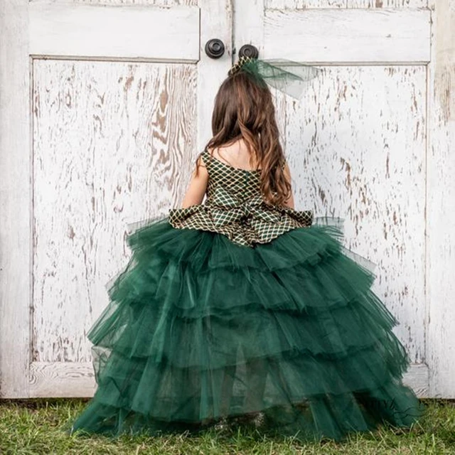 Little Girl Emerald Green Dress vlr.eng.br