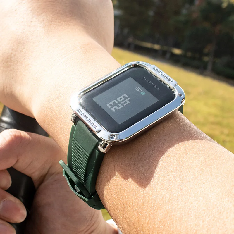 Защитные чехлы для Amazfit Bip умные часы Huami чехол Midong PC SIKAI bip lite A1608 аксессуары