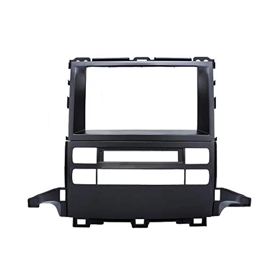 Высокое качество двойной Din фасции для Toyota Prado 120 J120 Радио DVD стерео панель приборной панели монтажный комплект отделки лицевой рамы
