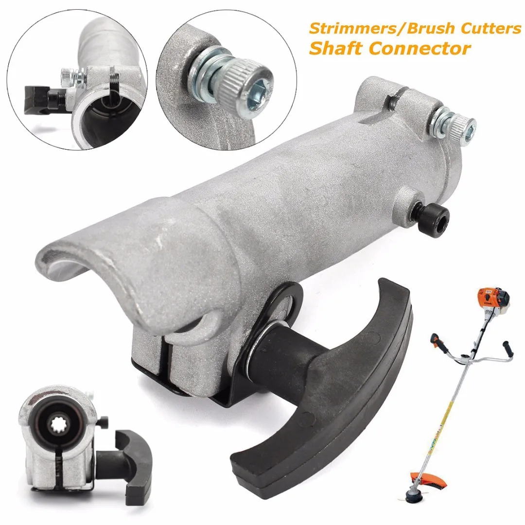 DWZ New Shaft Connector Joining Clamp 26mm 9 Spline For Various Trimmer Brush Cutter