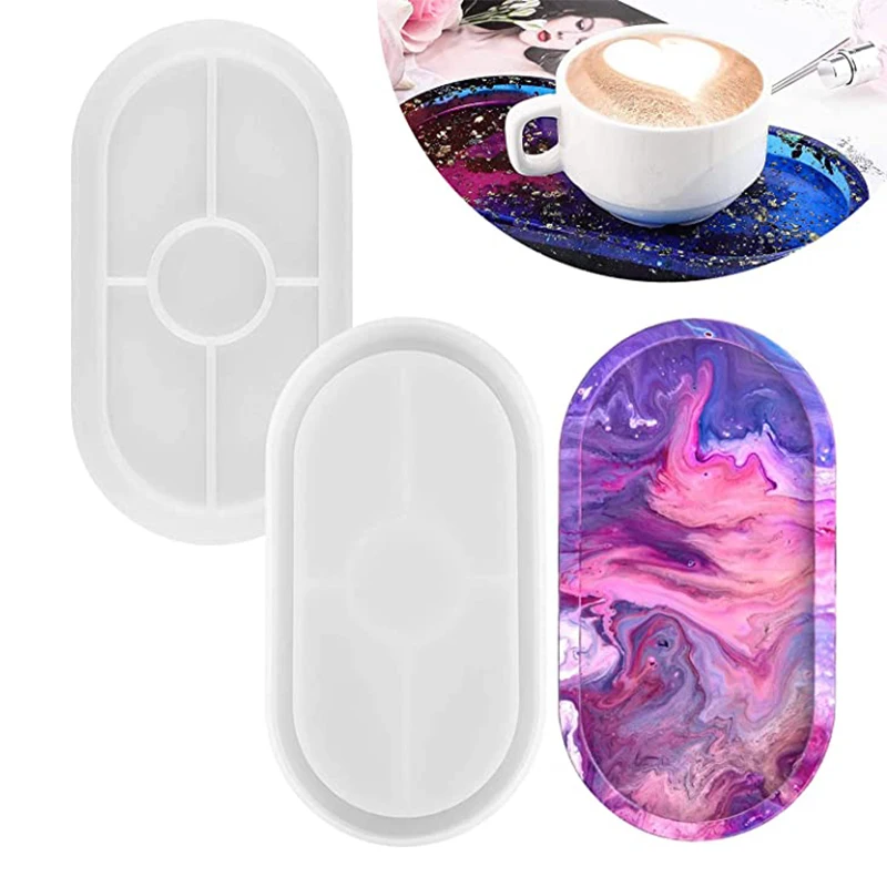 

Newest Coaster Mold Set DIY Epoxy Resin Silicone Mold Storage Kitchen Anti-Scald Heat Insulation Pad Home Desktop Decoration