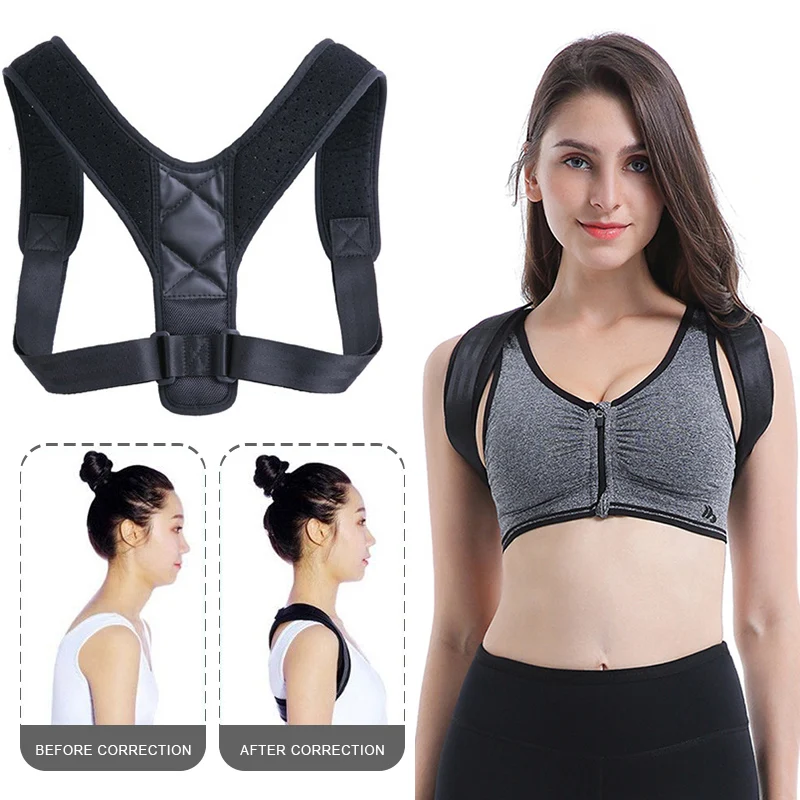 

Brace Support Belt Adjustable Back Posture Corrector Clavicle Spine Back Shoulder Lumbar Posture Correction
