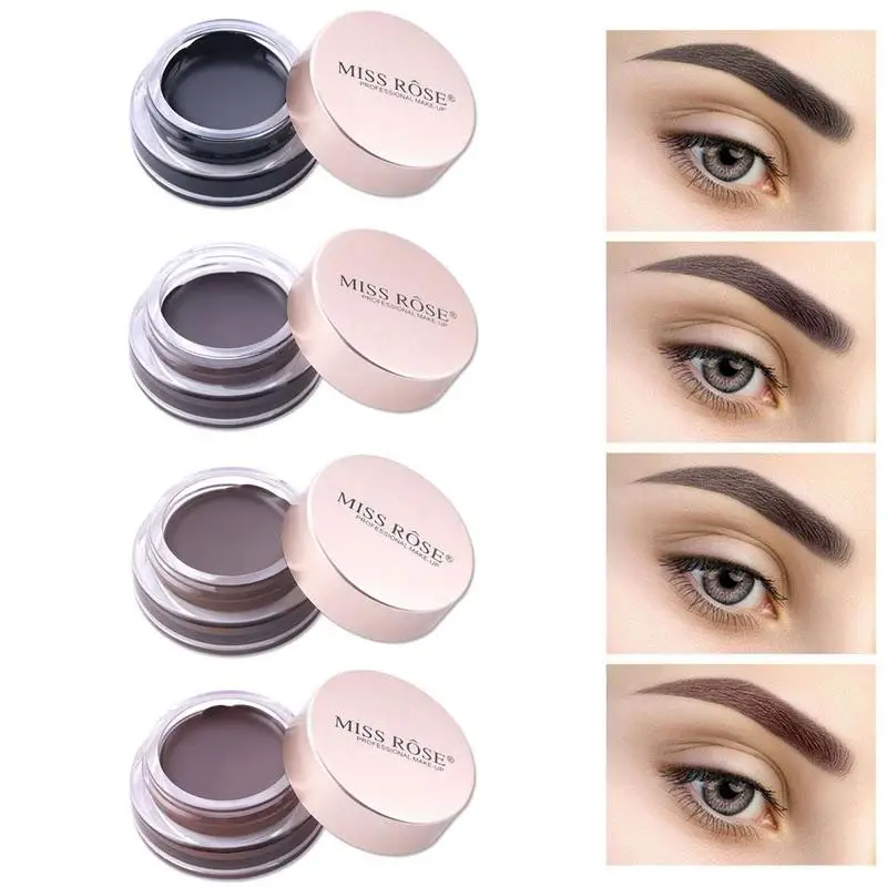 Professional Waterproof Eyebrows Tint Makeup Pomade Gel Long lasting 3D Natural Brown Eye Brow Enhancer Cream 6 Colors Professional Waterproof Eyebrows Tint Makeup Pomade Gel Long lasting 3D Natural Brown Eye Brow Enhancer Cream 6 Colors