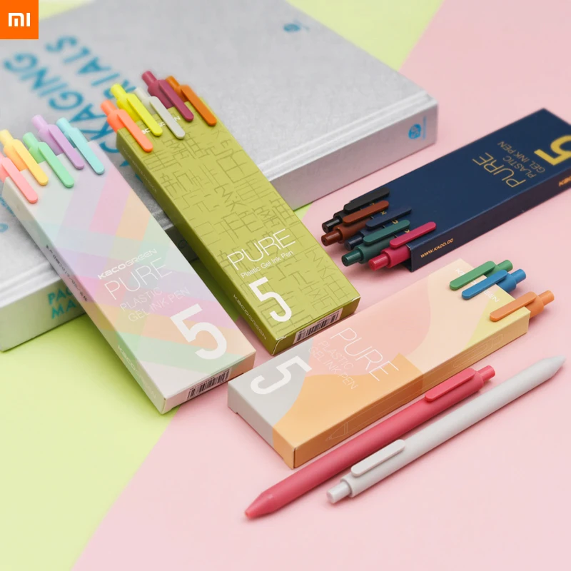 Ручка xiaomi youpin macarons разноцветная 0 5 мм шт. | Электроника