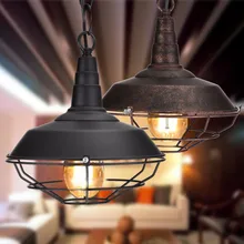 Vintage Industrial rústico montaje empotrado luz de techo lámpara de Metal accesorio estilo americano pueblo estilo Retro lámparas de luz