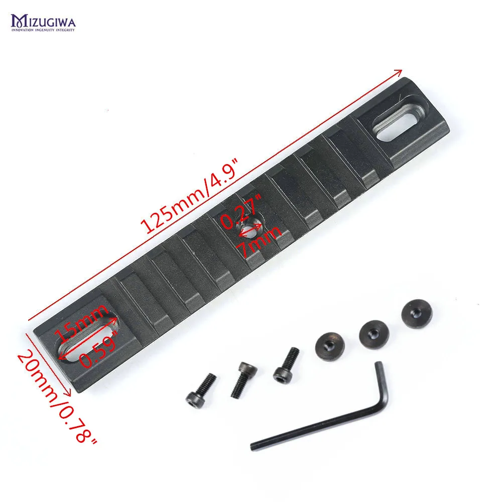 

MIZUGIWA 125mm Screws Curve Rifle Scope Picatinny Round Bottom 20mm Weaver Rail Mount Base Install Scope Pistol Hunting Caza