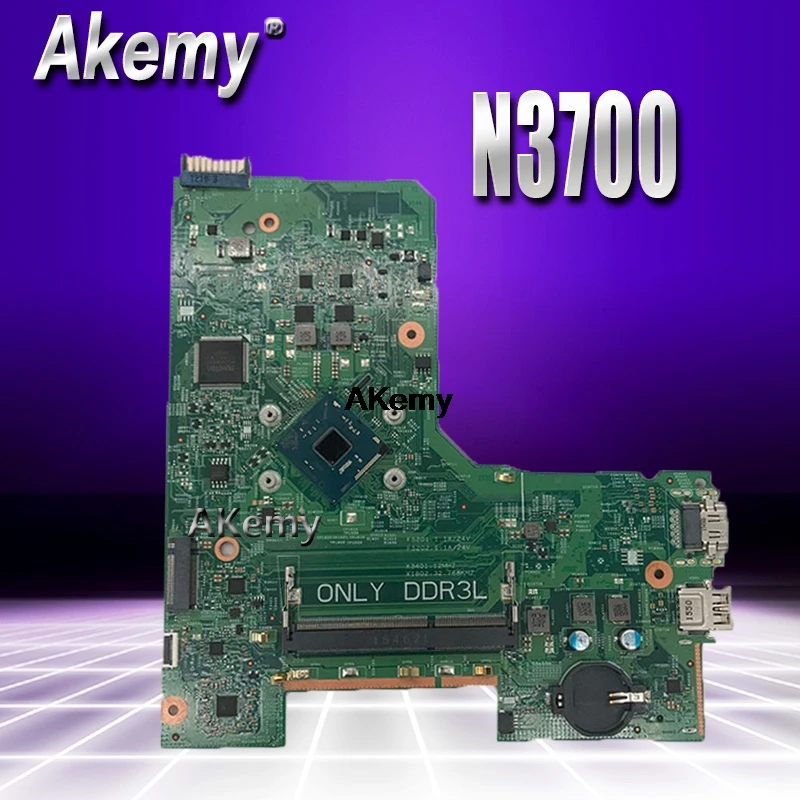 

Laptop Motherboard FOR DELL Inspiron 3452 3552 Laptop Motherboard WITH N3700U CPU JX7F0 0JX7F0 CN-0JX7F0 14279-1 DDR3L