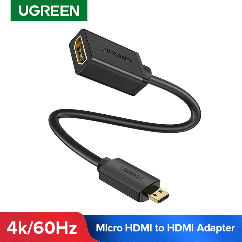 Ugreen Micro HDMI HD4K, Micro macho a HDMI hembra, convertidor de Cable conector para Raspberry Pi 4 GoPro, HDMI Micro|ugreen micro hdmi|micro hdmi tomicro hdmi to hdmi AliExpress