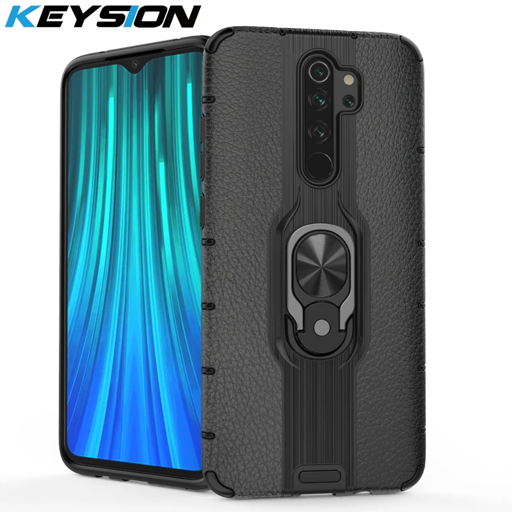 Автомобильный чехол KEYSION с магнитным кольцом для телефона Redmi Note 8 Pro 7 7S K20