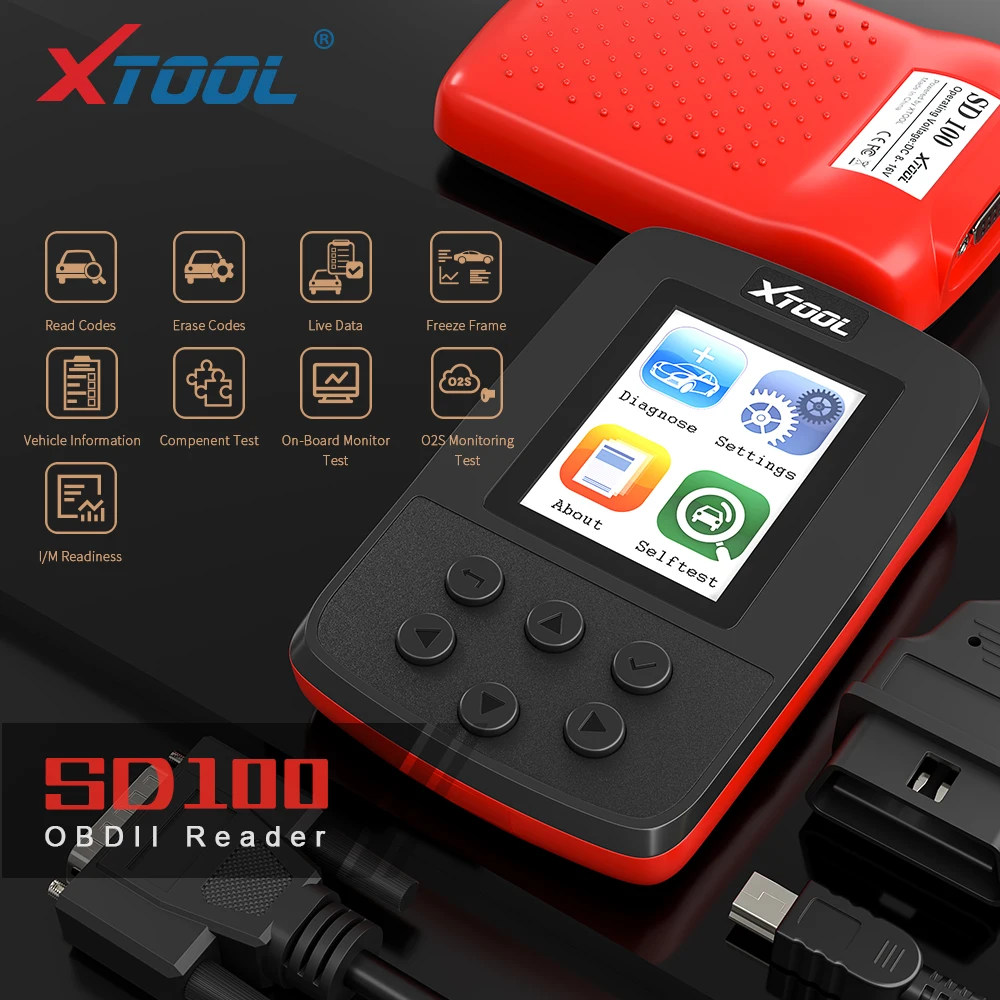 XTOOL SD100 Volle OBD2 считыватель кодов