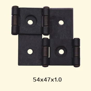

Freeshipping 54*47*1mm Iron Metal Hinge Sewing Machine Folding Table Furniture Flip Tray Hinges Big Door Hinges