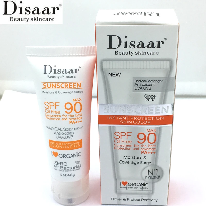 Disaar Beauty крем для ухода за кожей лица солнцезащитный Spf Max 90 безмасляный
