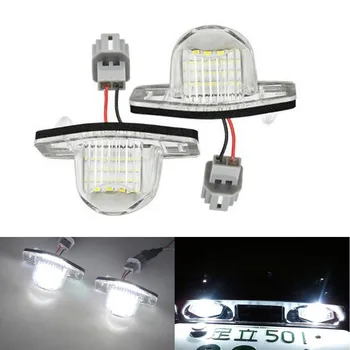 

Car License Plate Light 3W 18 Led White Rear Number Plate Lamp for Honda Odyssey CR-V HR-V FR-V Fit Jazz Car Accessories