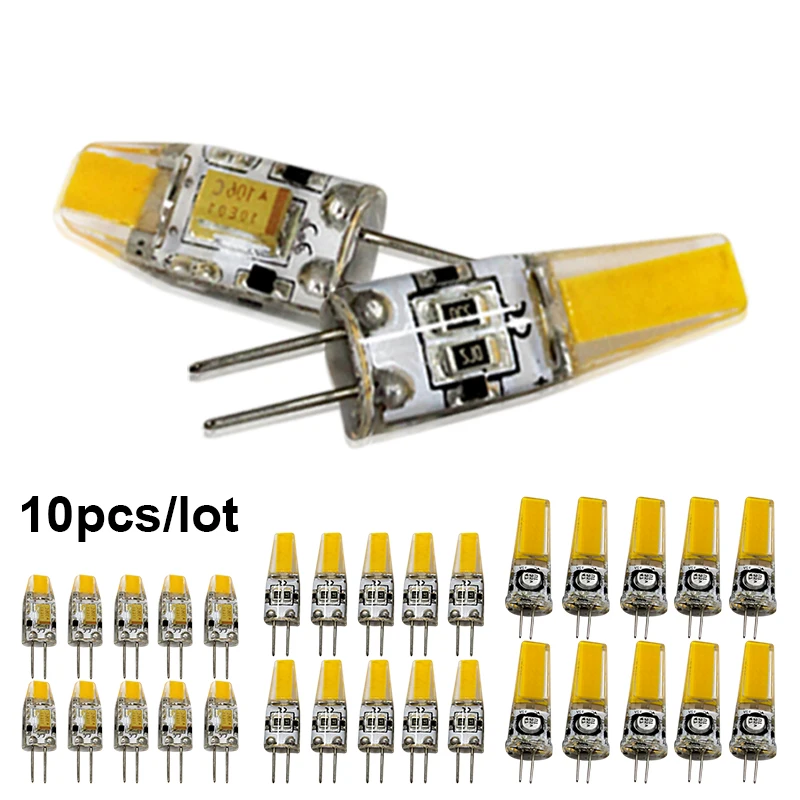

10pcs/lot LED G4 Light Bulb 3w 6w 9w DC/AC 12v cold warm white lampara Silicone Chandelier Spotlight bulb