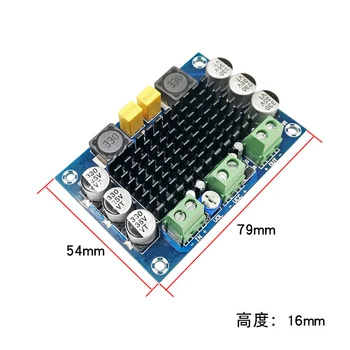 

amplifier board TPA3116D2 DC 12-26V 100W Mono Channel Digital Audio Amplifier Board Stereo High Power low noise speaker board
