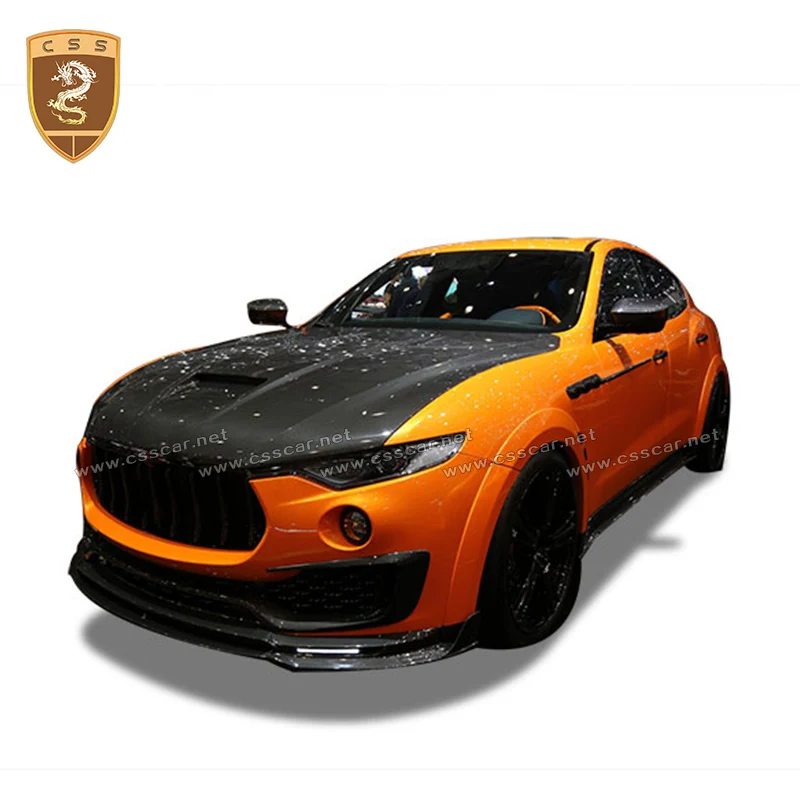 Сухой углеродное волокно передняя крышка двигателя капот для Maserati Levante