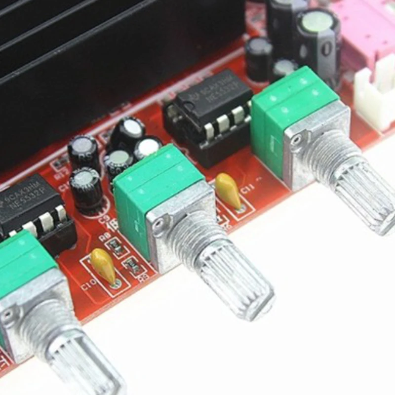 XH M139 2 1 Channel Digital Power Amplifier Board 12V 24V Wide Voltage TPA3116D2 2X50W 100W