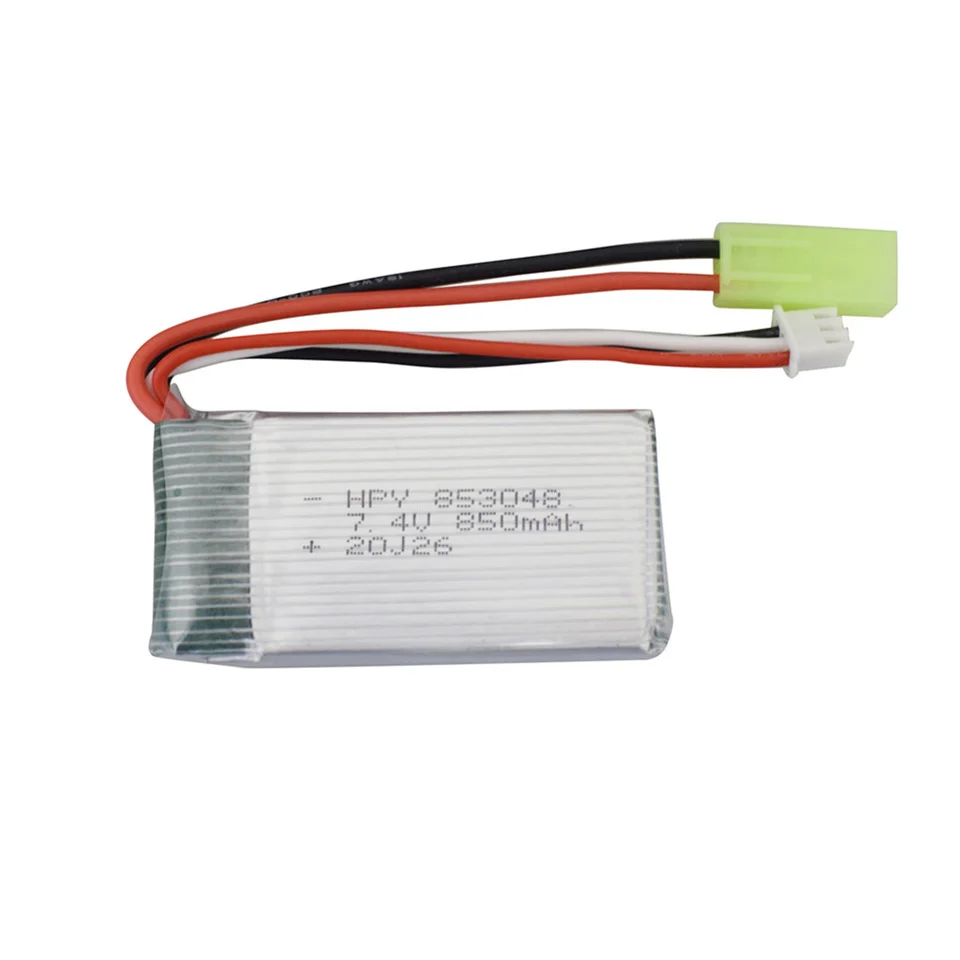 

7.4V 850mah Lipo battery Lithium for 9300 9301E 9302E 9303E 9034E 9305E 2.4G 1:18 Remote Control 4WD High-speed Off-road RC Car
