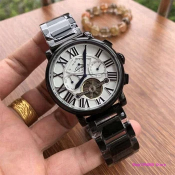 

Cartier- Luxury Watch Men women Watch Waterproof Automatic Mechanical Watch Stainless Steel Sapphire Crystal Wristwatch466