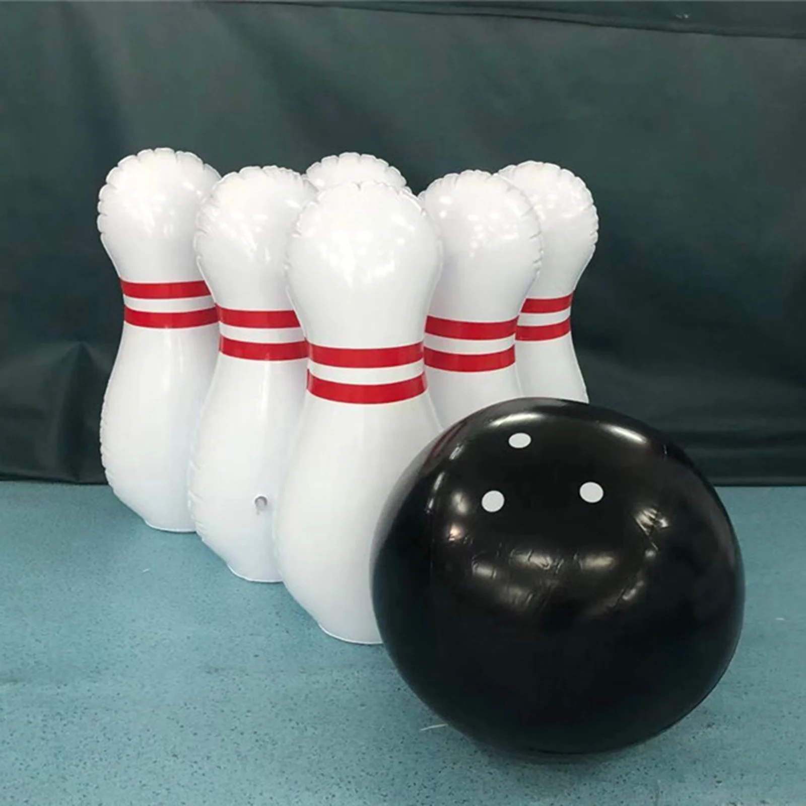 Pvp Inflatable Bowling Game Toy Set Yard Games Sports Enlightenment Gift Parent Child Interactive Toys Indoor Family | Спорт и