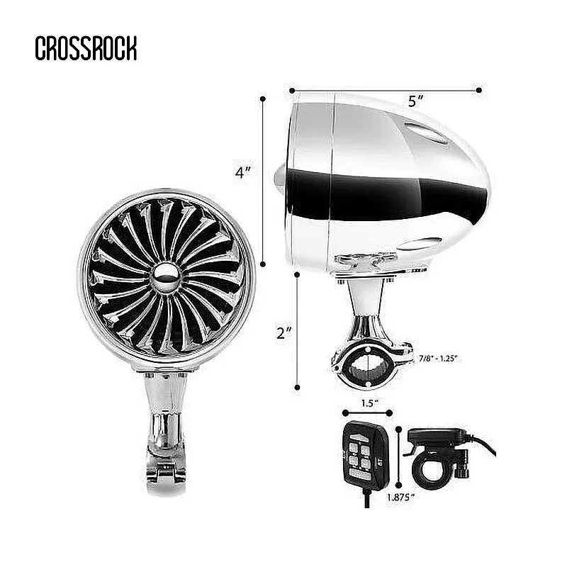 4 "Bluetooth 1 мотоцикл спикер s активный ATV уличные гонки звук класс D Amp встроенный