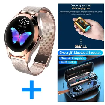 

KW10 smart watch ladies cute bracelet heart rate monitoring sleep monitoring limited activity to send Bluetooth headset
