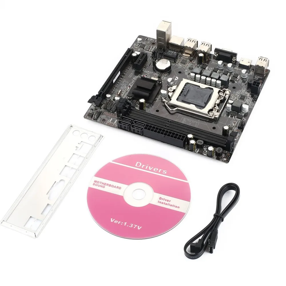

H55 Motherboard for Intel CPU LGA1156 interface VGA Display interface DDR3 dual channel Memory for deskto