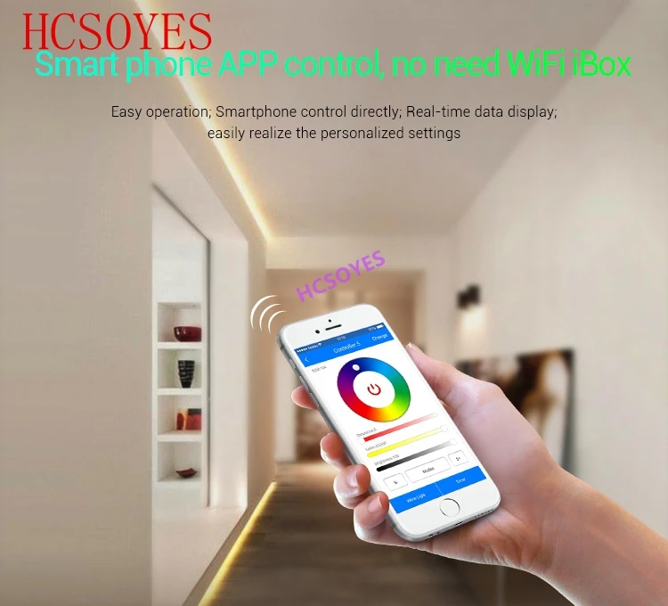 Miboxer WL5 2,4G 15A 5 в 1 WiFi светодиодный контроллер для одного цвета, CCT, RGB, RGBW, RGB+ CCT светодиодный полосы, поддержка Amazon Alexa Voice