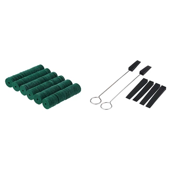 

6Pcs Piano Rubber Tuning Mutes with Wire Handle Tool Kit & 90Pcs Hitch Pin Felt Balance Rail Punchings