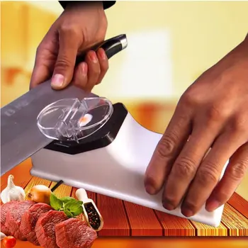 

Saim Fast Grindstone USB Electric Sharpener Household Kitchen Knife Scissors Sharpening Stone Portable Automatic Knife Sharpener