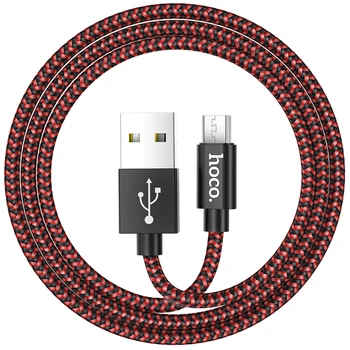 

Hoco 2m 1m Micro USB Cable 2A Nylon Braided Fast Charging Data Cable for Huawei Xiaomi Samsung Android Mobile Phone usb Charger