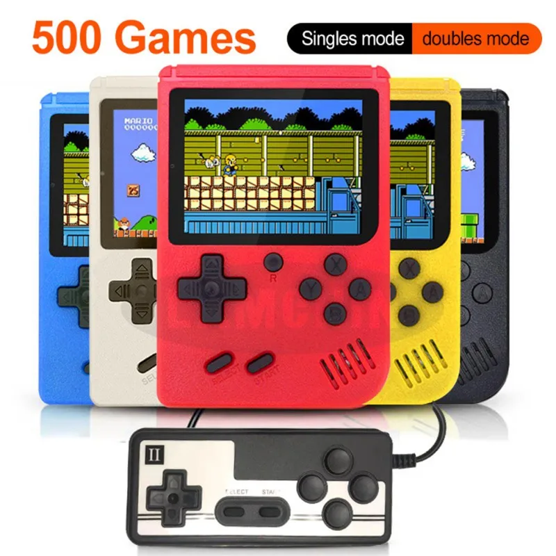 

Top 500 IN 1 Retro Video Game Console Handheld Game Portable Pocket Game Console Mini Handheld Player for Kids Gift