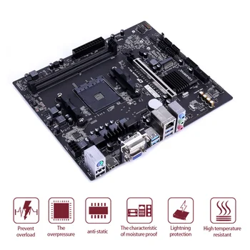 

COLORFUL BATTLE-AX B450-HD V14 Motherboard Support AMD AM4 RYZEN SATA3.0 6Gb/s HDMI/M.2/Micro ATX/DDR4