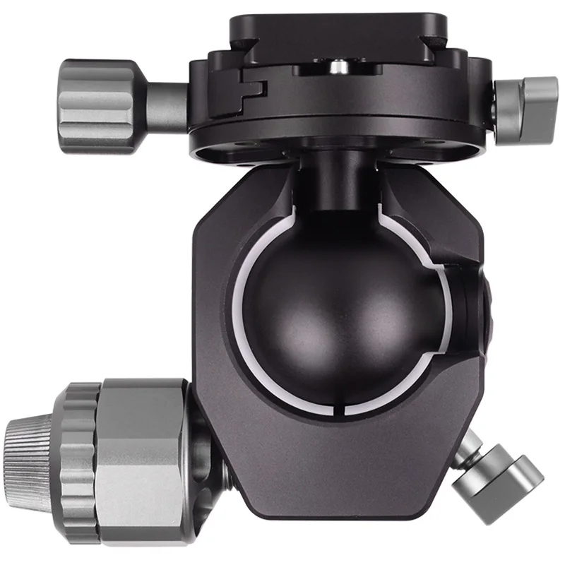 XILETU G-54 Tripod Ball Head 360 Degree Double Panoramic Photography Aluminum Ballhead Heavy Duty With Quick Release Plate