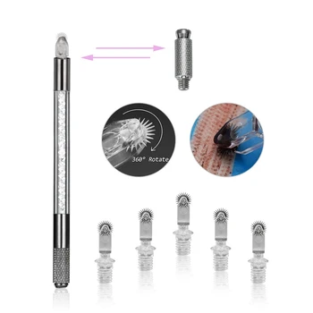 

Roller Eyebrow Fog 6.5mm Needles For Faster Coloring with Tebori Tattoo Pen