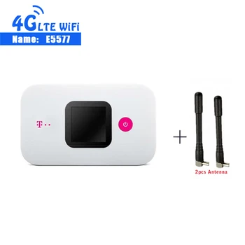 Günstige Neue Huawei E5577 E5577s-321 3G 4G Router Huawei Tasche Wifi Hotspot 1500MAh Batterie 4G Lte Router + 2PCS Antenne